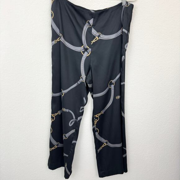 J. McLaughlin Womens Equestrian Pants Size 14 Lightweight Horse Bit Classic Gray - Picture 1 of 6